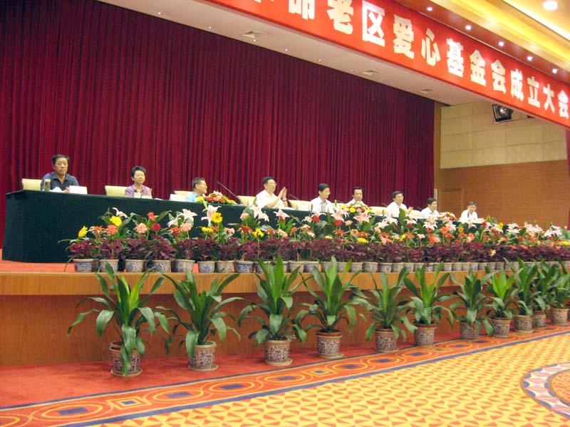 2 出席成立大会的领导有：江西省委书记孟建柱、省长吴新雄、民政部常务副部长李立国、副省长孙刚、民政厅厅长罗筱玉、省政府副秘书长肖毛根、民政部民管局局长孙伟林和基金会理事长阙贵善等。.jpg
